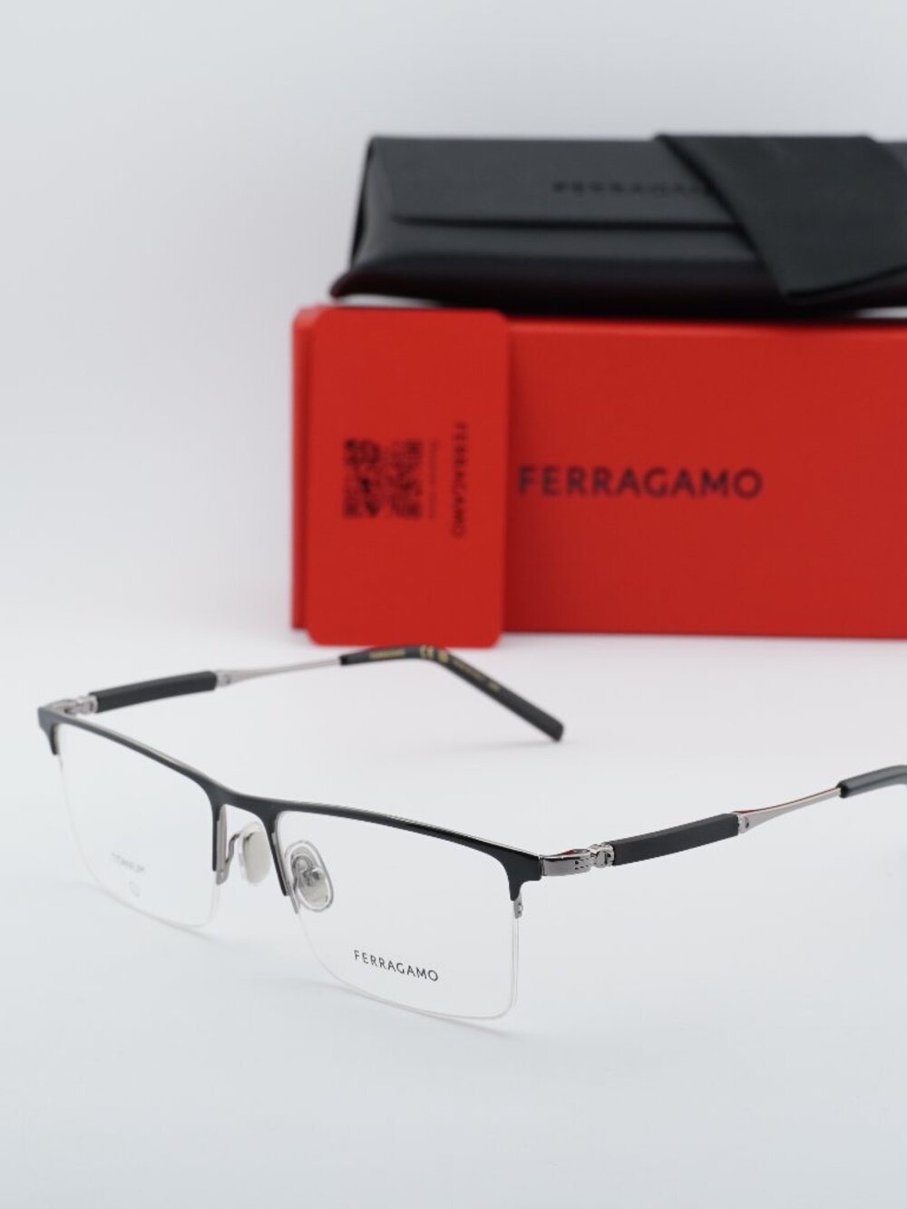 Salvatore Ferragamo SF2586 081 Rectangle Eyeglasses 55mm – Grey